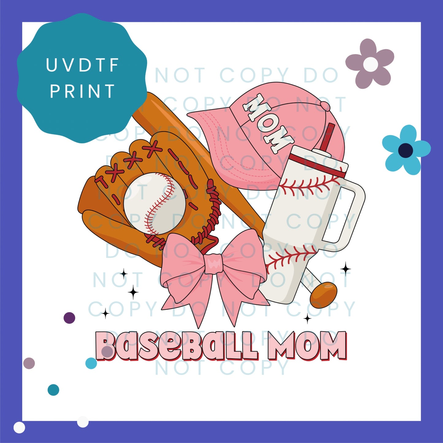 Baseball Mom UVDTF Transfer 1102