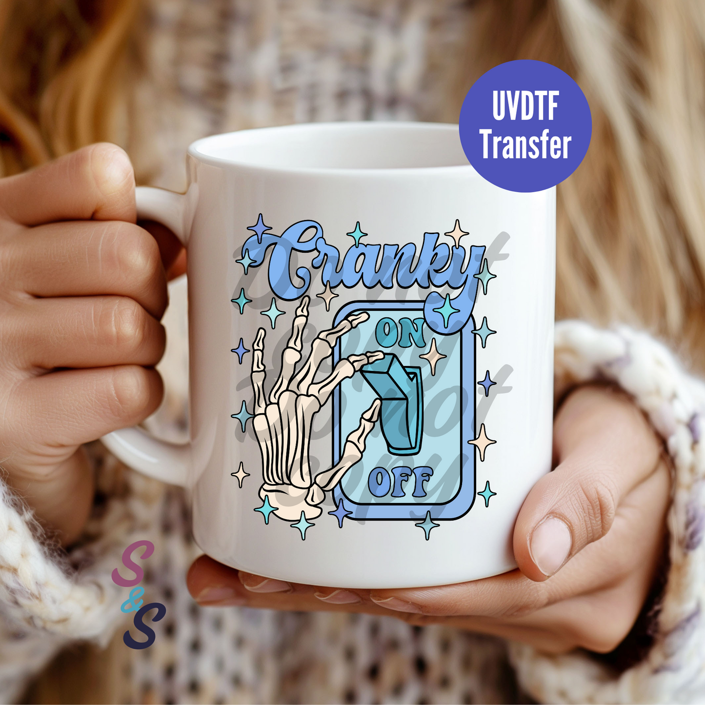 Cranky Switch Mug UVDTF Transfer UV117