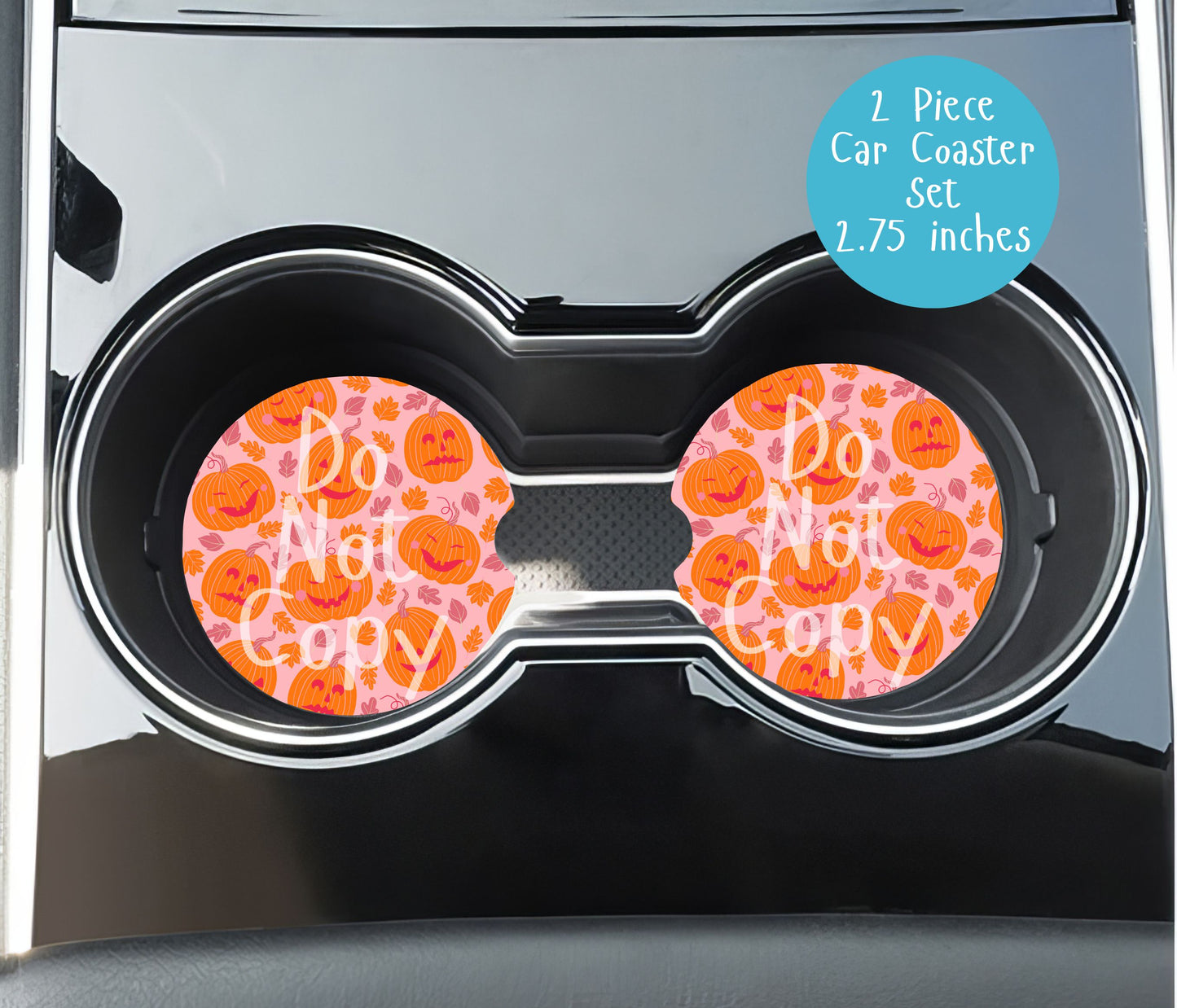 Halloween Cute Pumpkins Car Coasters CC011