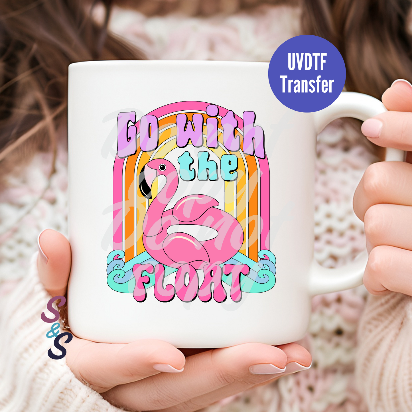 Go With The Float Mug UVDTF Transfer UV150