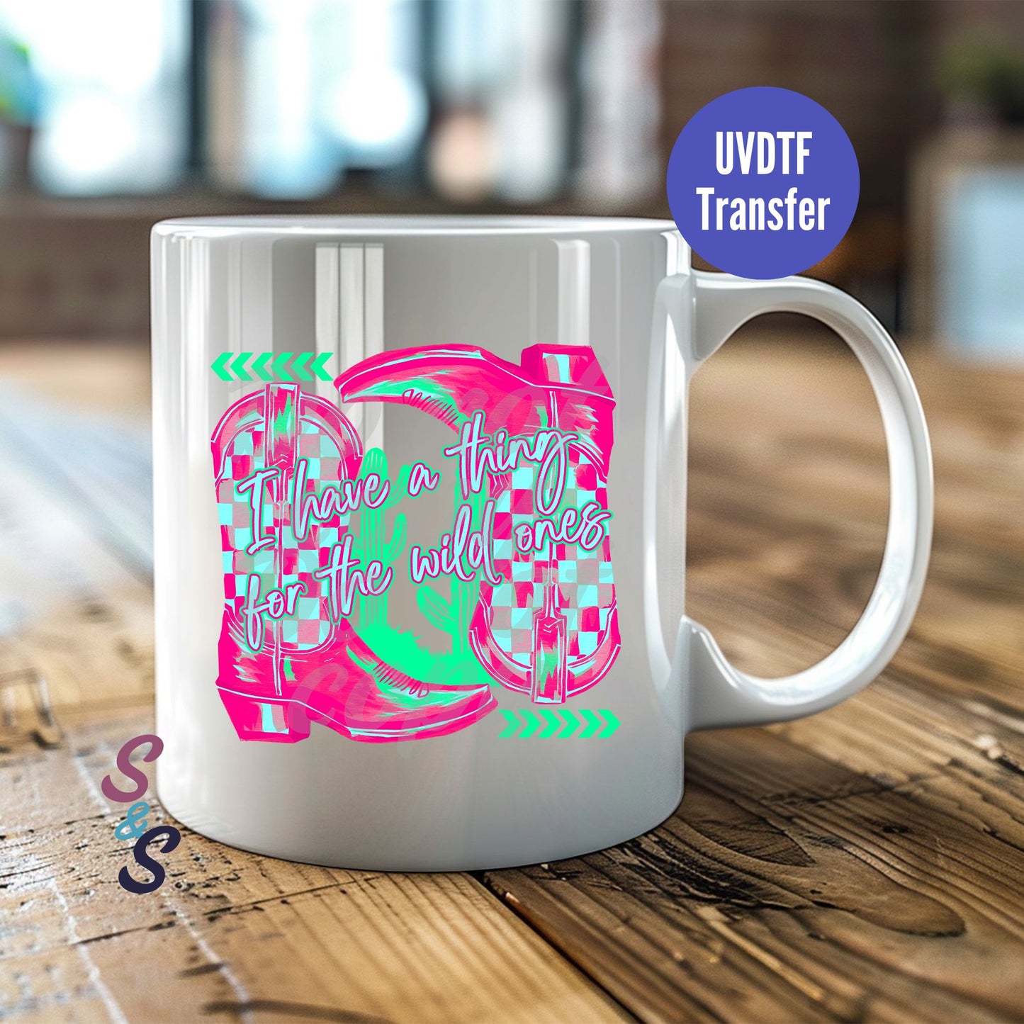 I Have A Thing For The Wild Ones Mug UVDTF Transfer D185