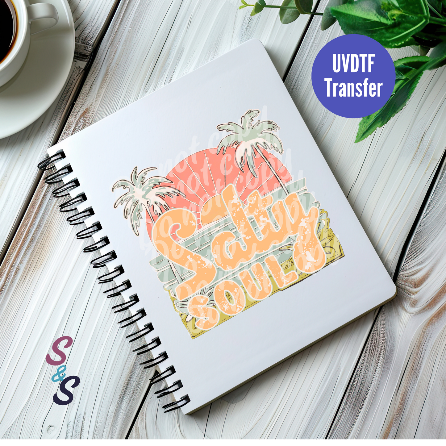 Salty Soul UVDTF Book/Notebook Transfer C136