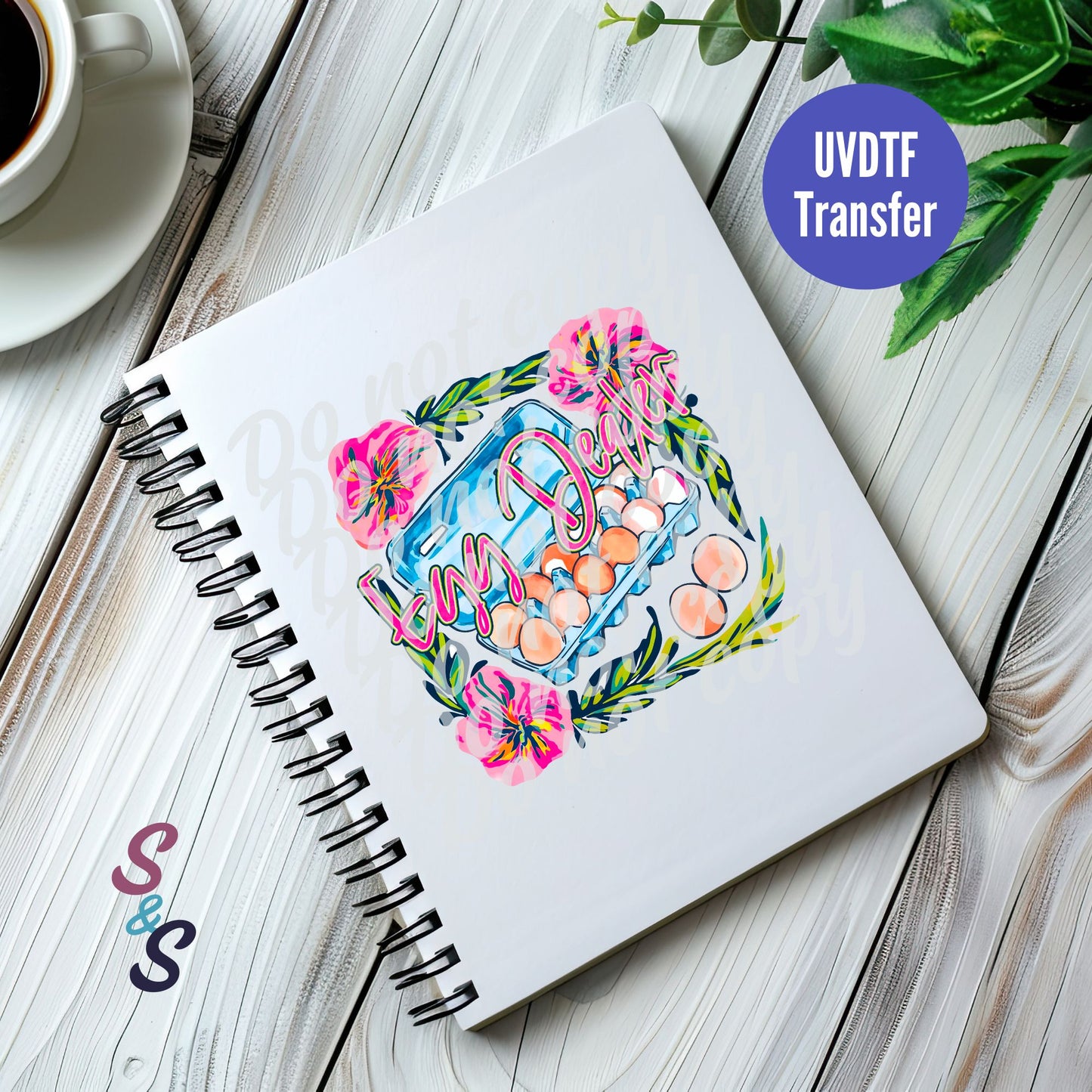 Egg Dealer UVDTF Book/Notebook Transfer C219