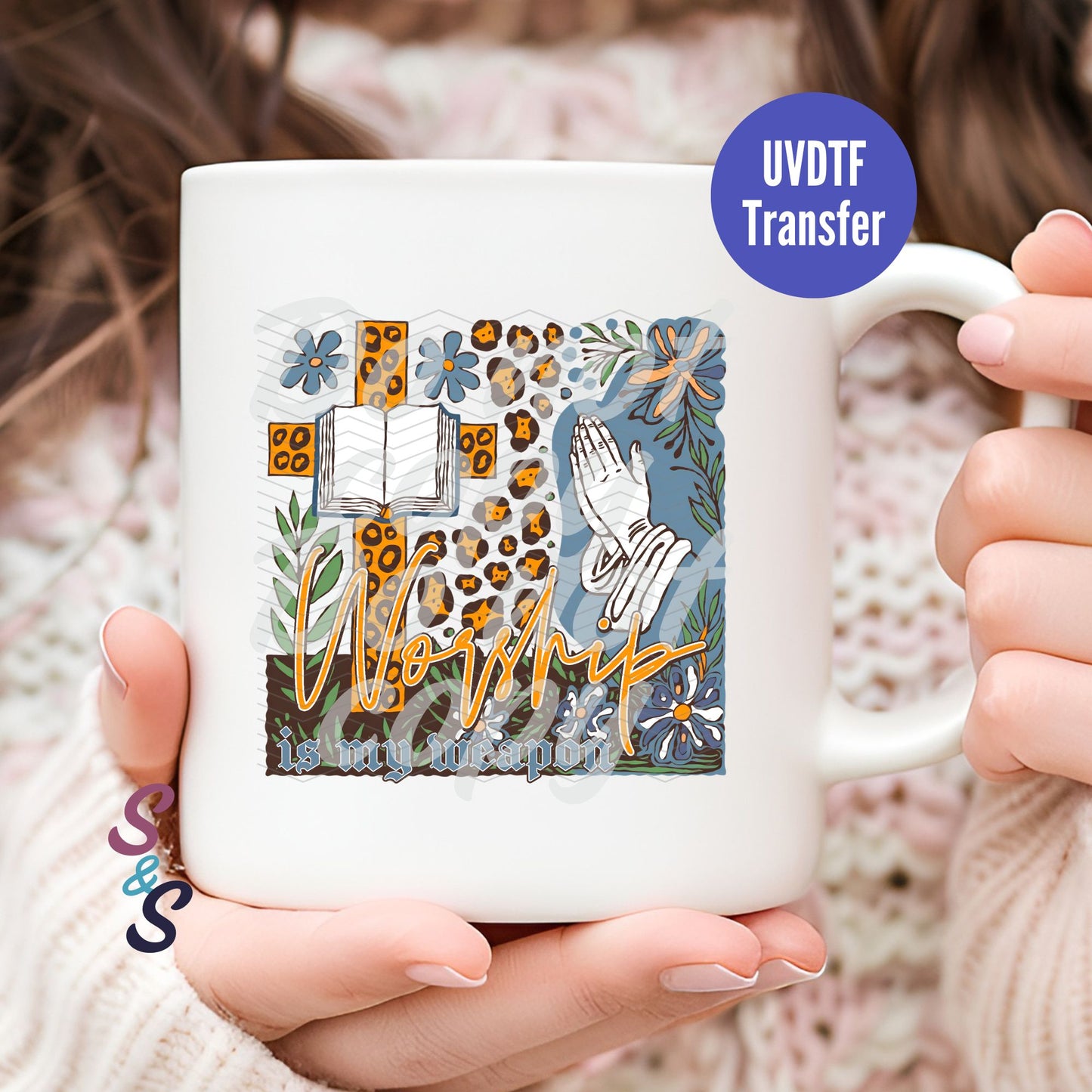 Worship Is My Weapon - Mug UVDTF Transfer