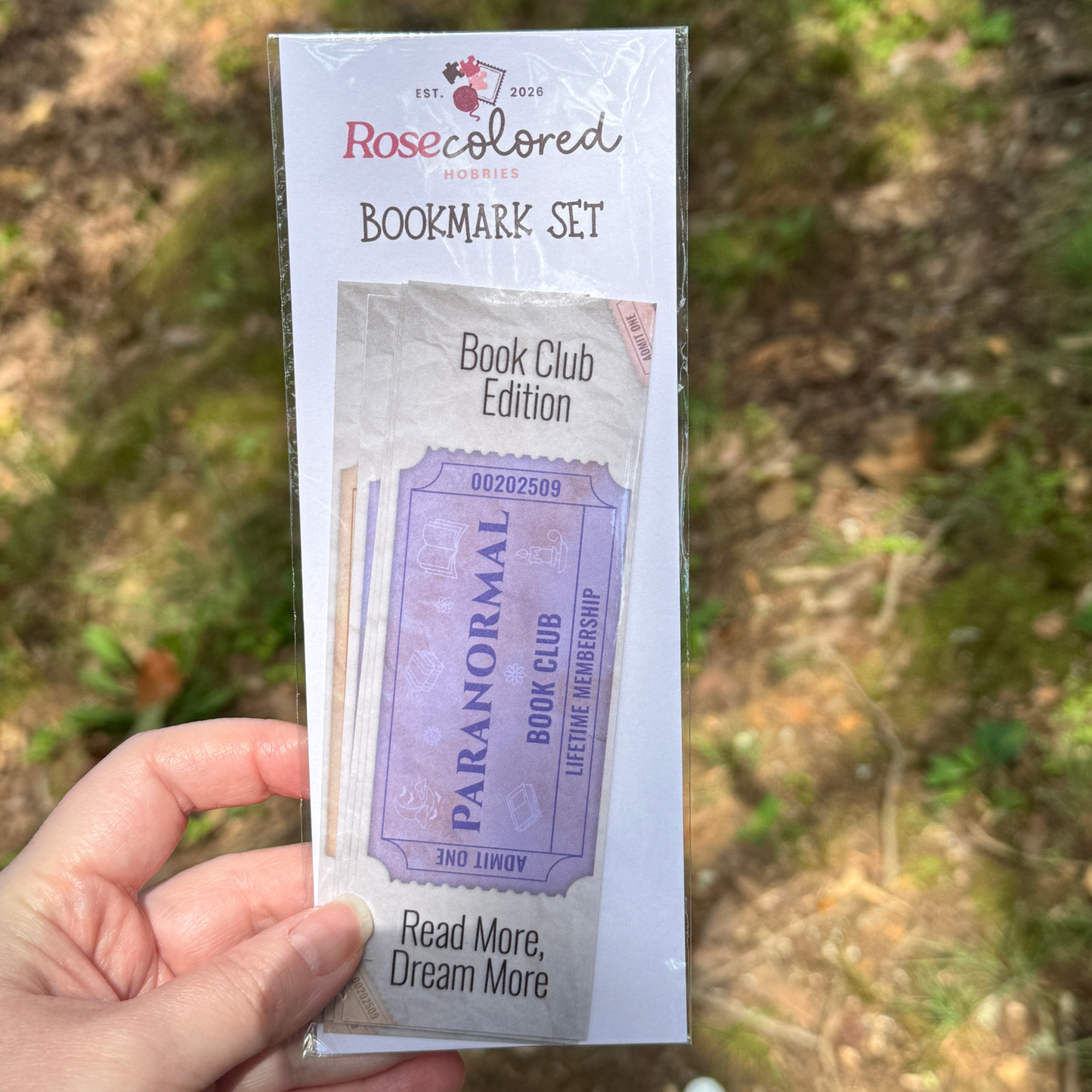Book Club Edition Tickets Bookmark 5 Pack