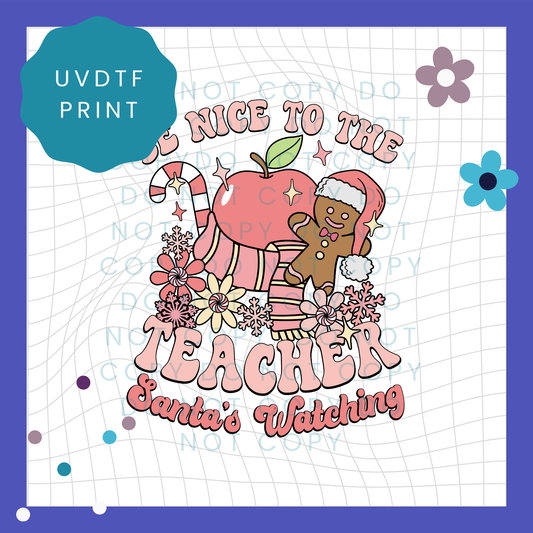 And Then I Just Snapped Gingerbread Man UVDTF Transfer 4001