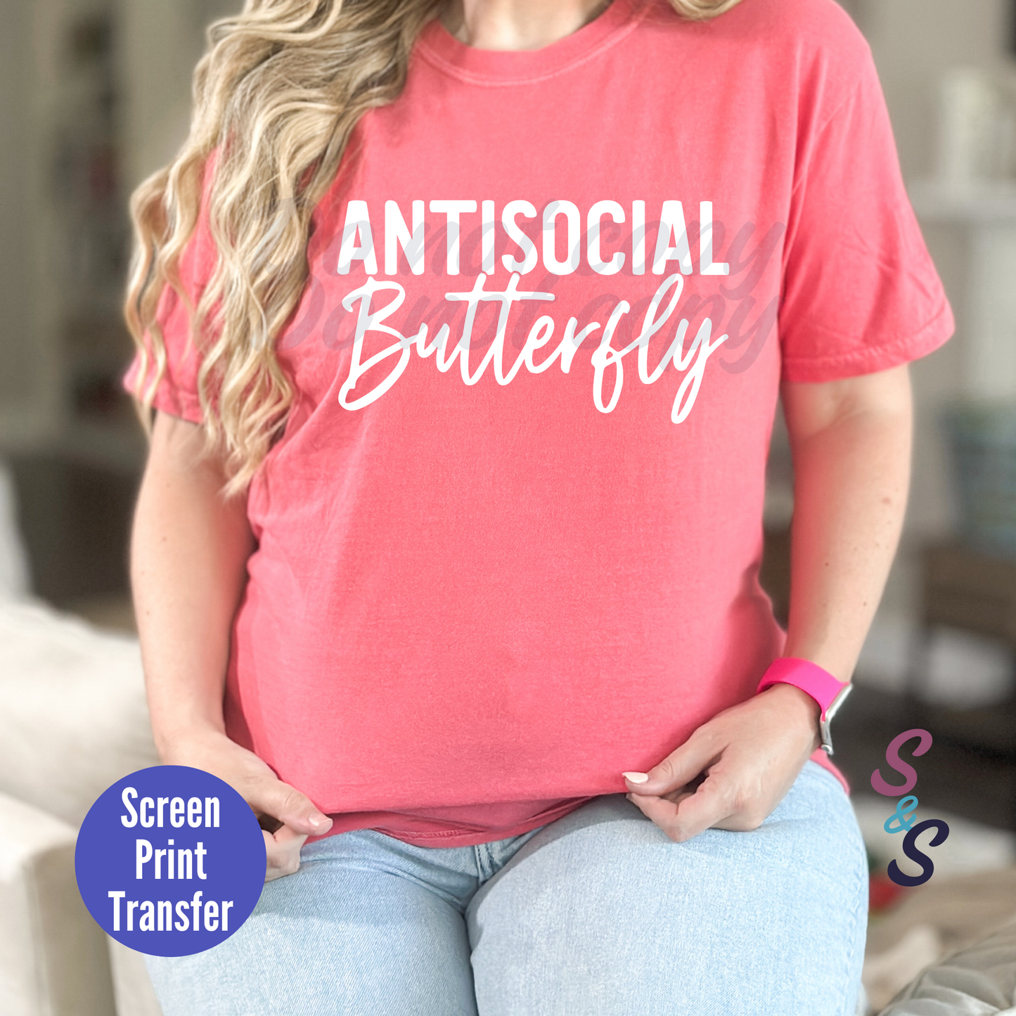 AntiSocial Butterfly Screen Print