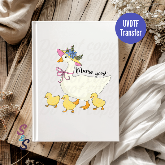 Mama Goose UVDTF Book/Notebook Transfer C198