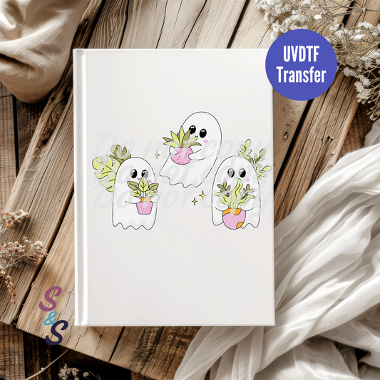 Ghost Plant Trio UVDTF Book/Notebook Transfer C193