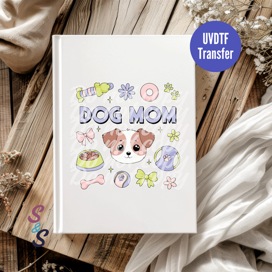 Dog Mom UVDTF Book/Notebook Transfer C114