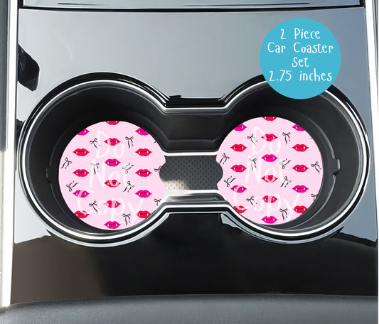 Halloween Cute Pink Vampire Car Coasters CC013