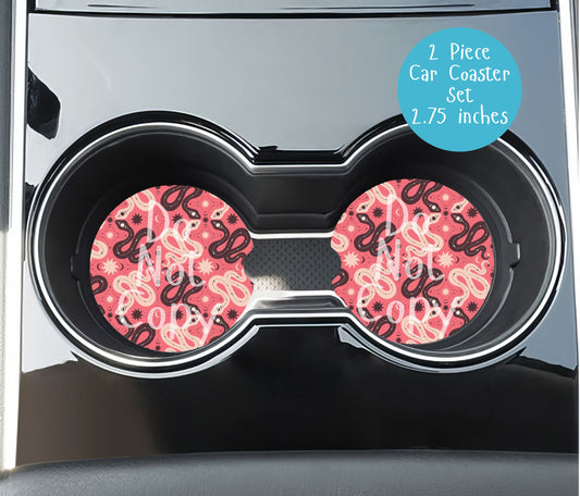 Halloween Celestial Snakes Car Coasters CC008