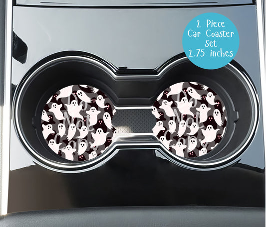 Halloween Ghosts Car Coasters CC009