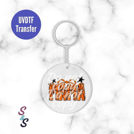 Basketball Mama Keychain UVDTF Transfer KC134
