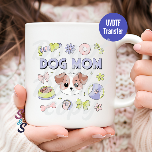 Dog Mom Mug UVDTF Transfer UV124