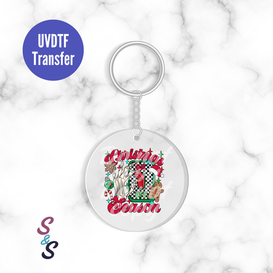 Christmas Season Switch Skellie Keychain UVDTF Transfer KC177