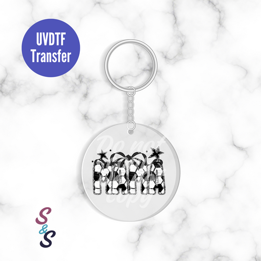 Soccer Mama Keychain UVDTF Transfer KC181