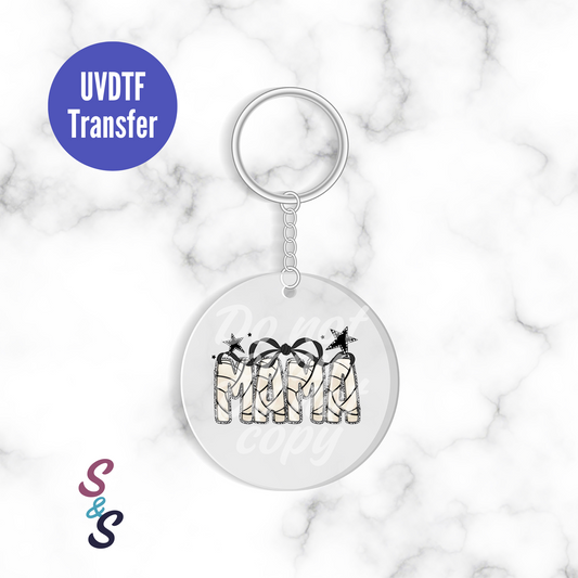 Volleyball Mama Keychain UVDTF Transfer KC182