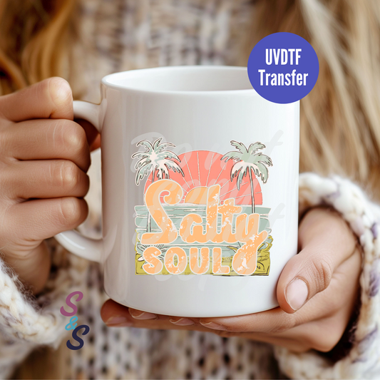 Salty Soul Mug UVDTF Transfer D141