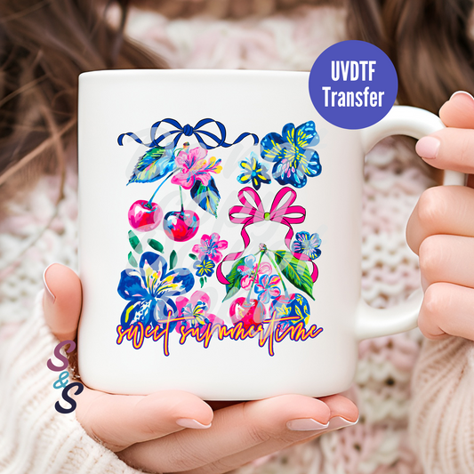 Sweet Summertime Cherries Mug UVDTF Transfer D142