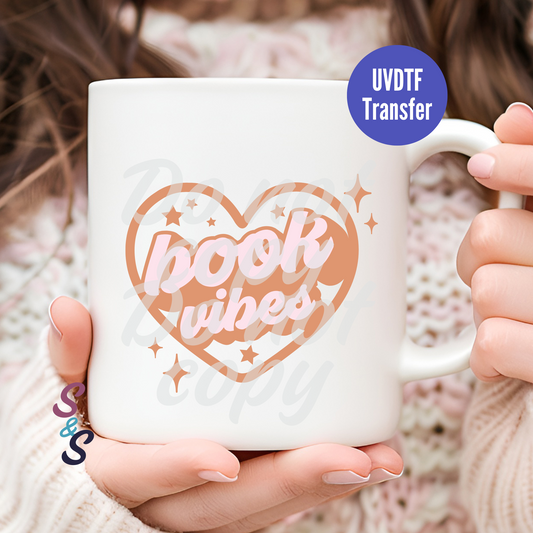 Book Vibes Mug UVDTF Transfer UV189