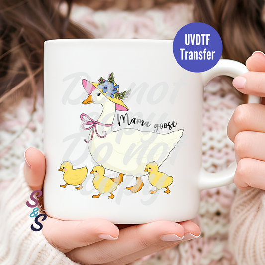 Mama Goose Mug UVDTF Transfer UV173