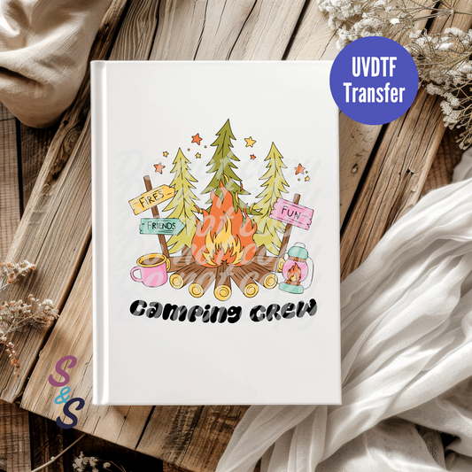 Camping Crew UVDTF Book/Notebook Transfer C102