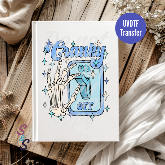 Cranky Switch UVDTF Book/Notebook Transfer C115