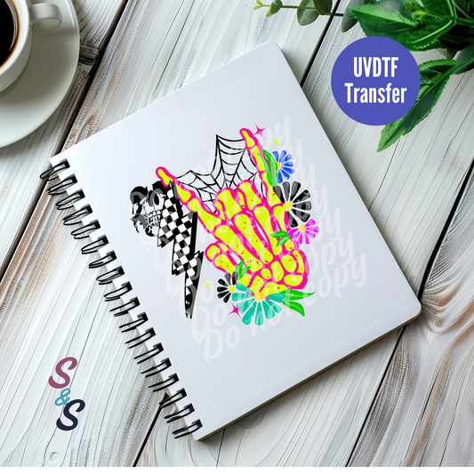 Rock On UVDTF Book/Notebook Transfer C134