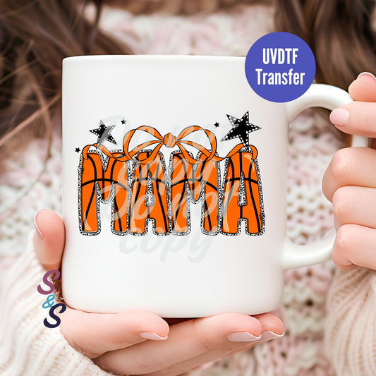 Mama Basketball Mug UVDTF Transfer UV100