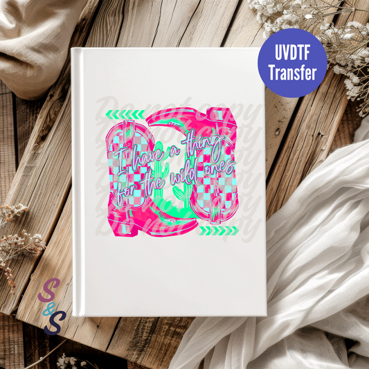 I Have A Thing For The Wild Ones UVDTF Book/Notebook Transfer C243