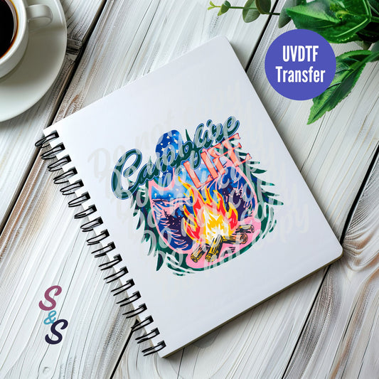 Campfire Life UVDTF Book/Notebook Transfer C218