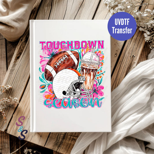 Touchdown Season Football UVDTF Book/Notebook Transfer