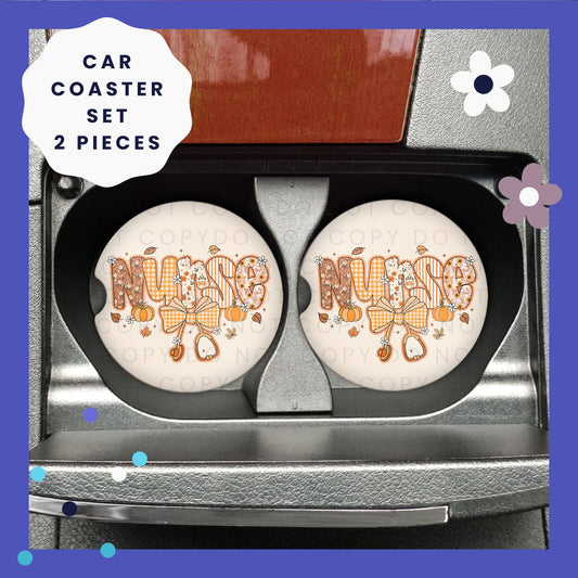Nurse Fall Car Coasters CC026