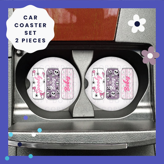Halloween Energy Drinks Car Coaster Set CC030