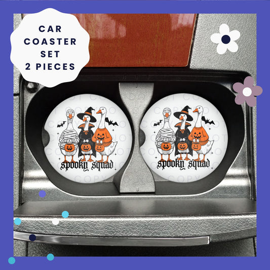 Spooky Squad Car Coaster Set CC037