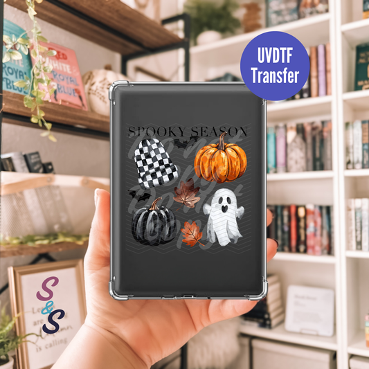 Spooky Season Halloween Kindle UVDTF Transfer K104