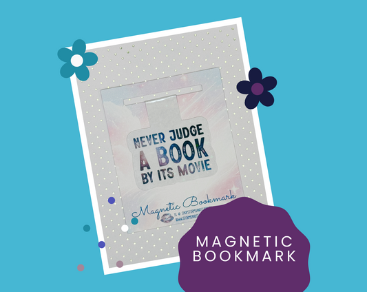 Never Judge A Book By Its Movie Holographic Magnetic Bookmark