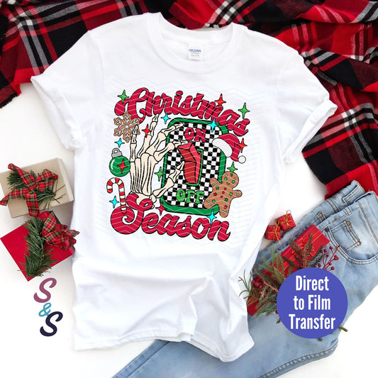 Christmas Season Skellie Switch -  Direct To Film Print Transfer (DTF)