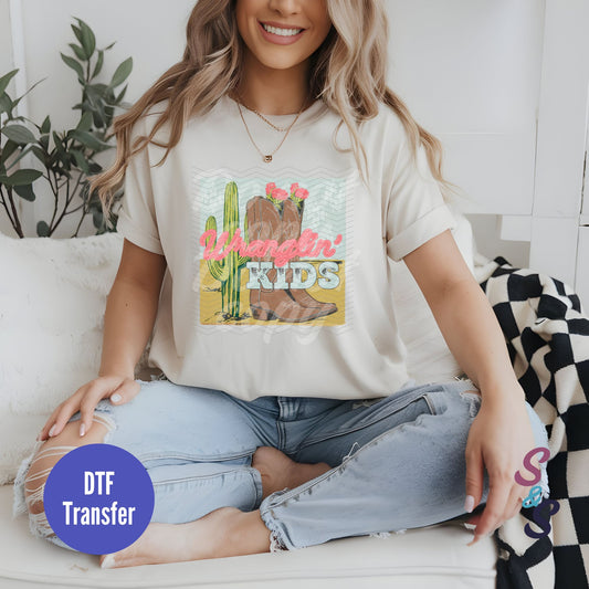 Wrangin' Kids - Direct To Film Print Transfer (DTF)
