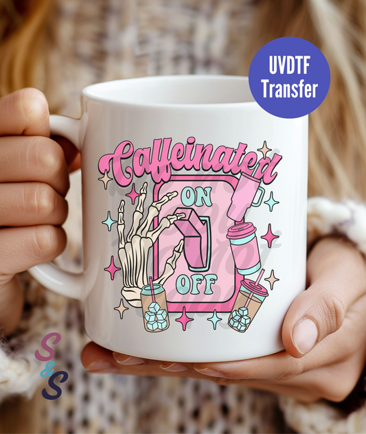 Caffeinated Switch Mug UVDTF Transfer