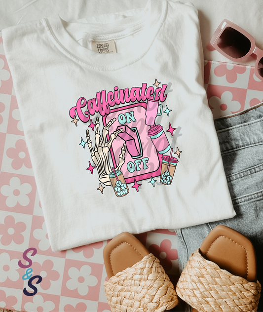 Caffeinated Switch Adult Size DTF Print