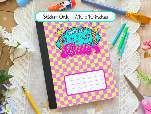 STICKER ONLY - Bills Football Composition Notebook Sticker