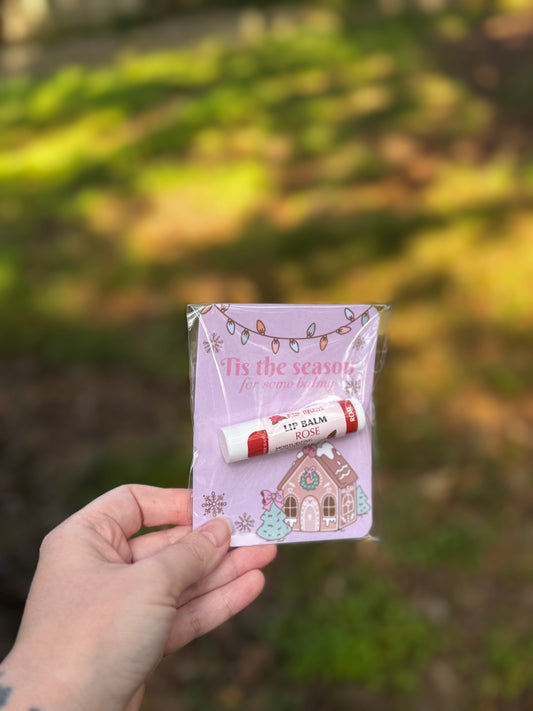 Tis The Season For Some Balmy Lip Balm Card LB003
