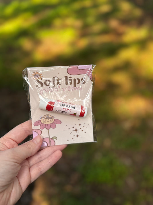 Soft Lips Good Vibes Lip Balm Card LB001