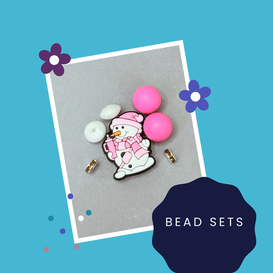 Snowman  7 Piece Bead Set