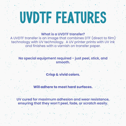 Jewel Snowman UVDTF Transfer 4004